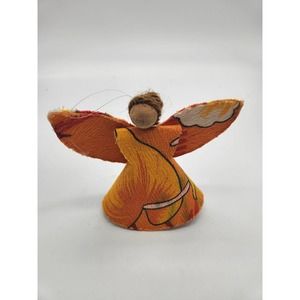 4"x 5"‎ Handmade Paper Angel signed 1982